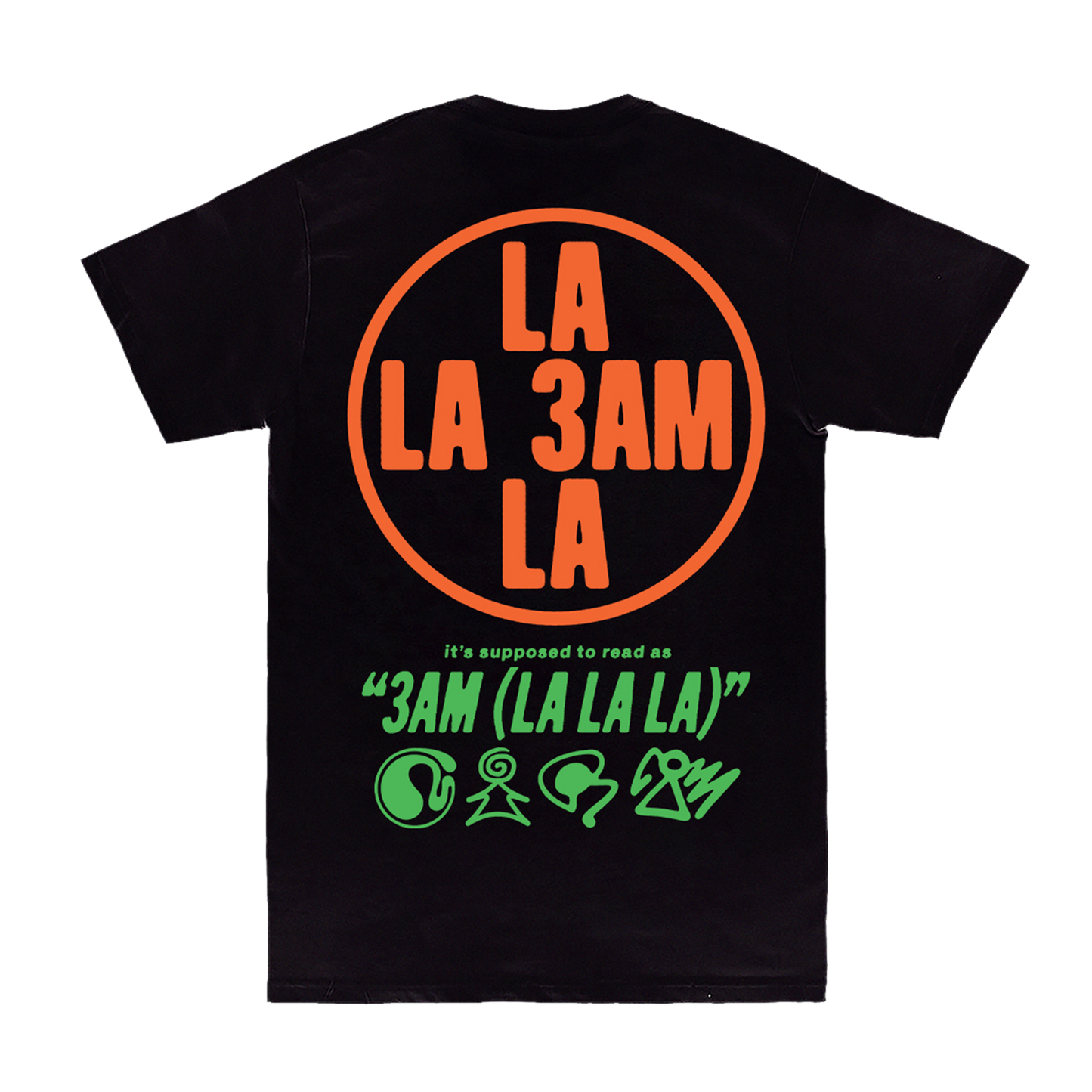 3AM (LA LA LA) Black Tee